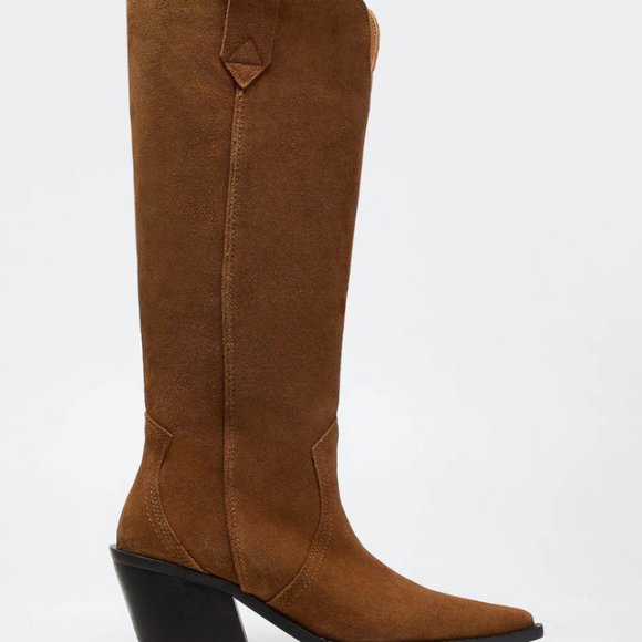 Suede Cowboy Boots - Picture 2 of 5